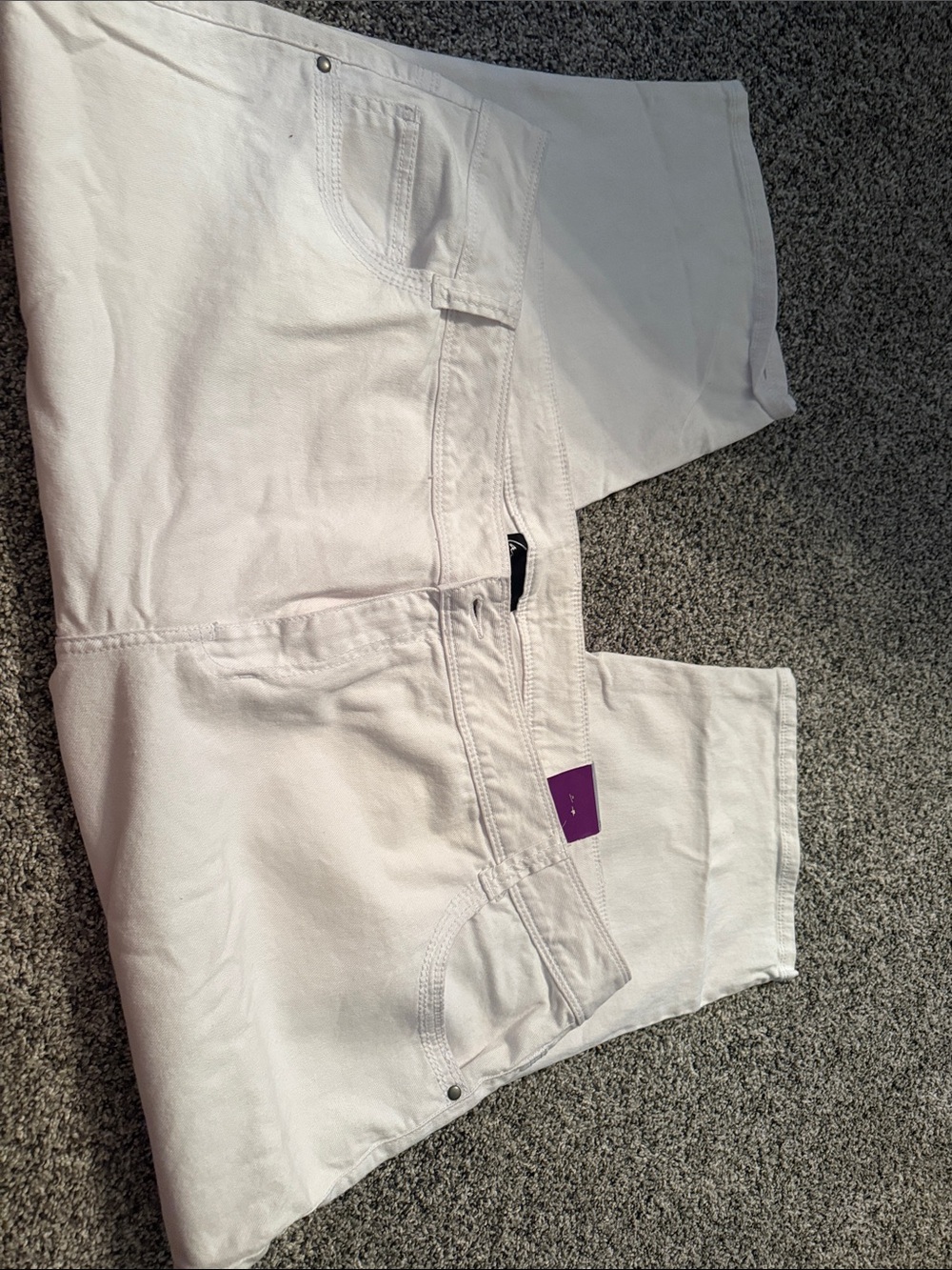 Lane Bryant White Capris